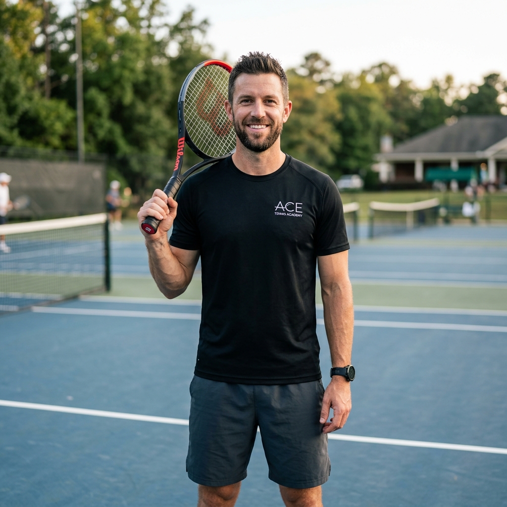 Vereinstrainer Jonas - Tennisprofi beim TC Blau-Weiß Issum
